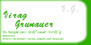 virag grunauer business card